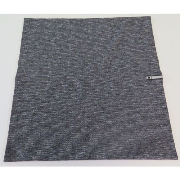 Lululemon Women's O/S Black/Gray Heathered Vinyasa Scarf Wrap w/Snap Closure - Picture 1 of 9